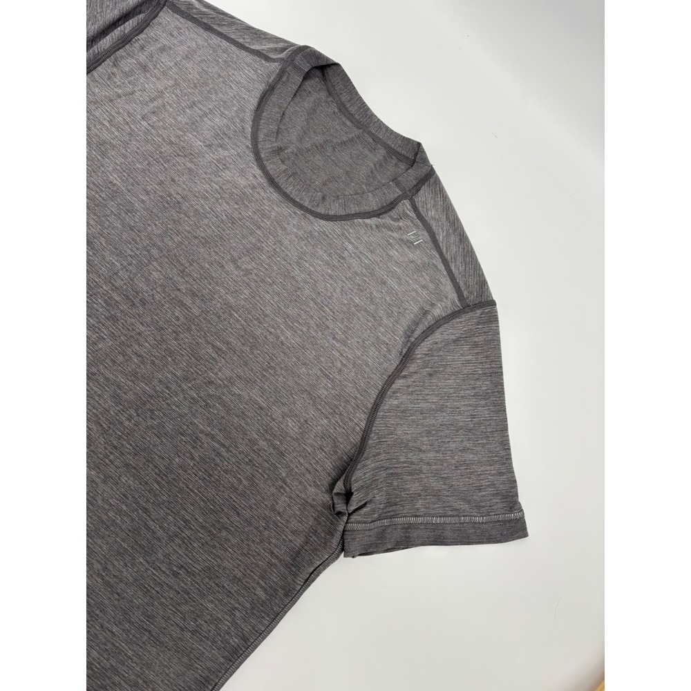 Lululemon Swiftly Tech Short Sleeve T-Shirt Grey Heathered Crew Neck Mens XL